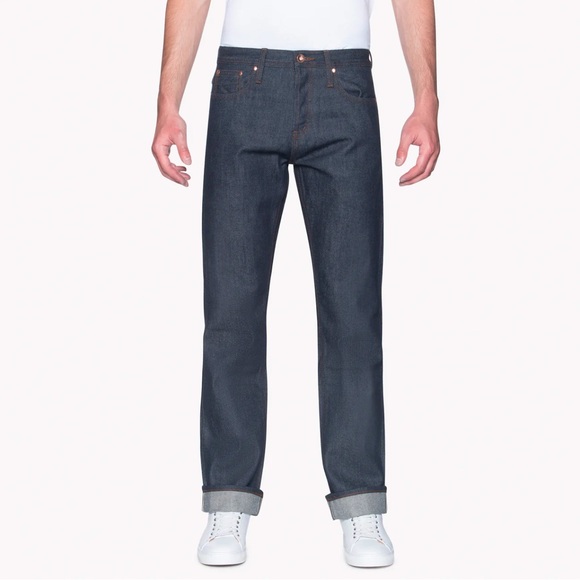 The‎ Unbranded Brand Men’s Jeans | Straight Fit Indigo Selvedge Denim, Sz 32 - Picture 1 of 16